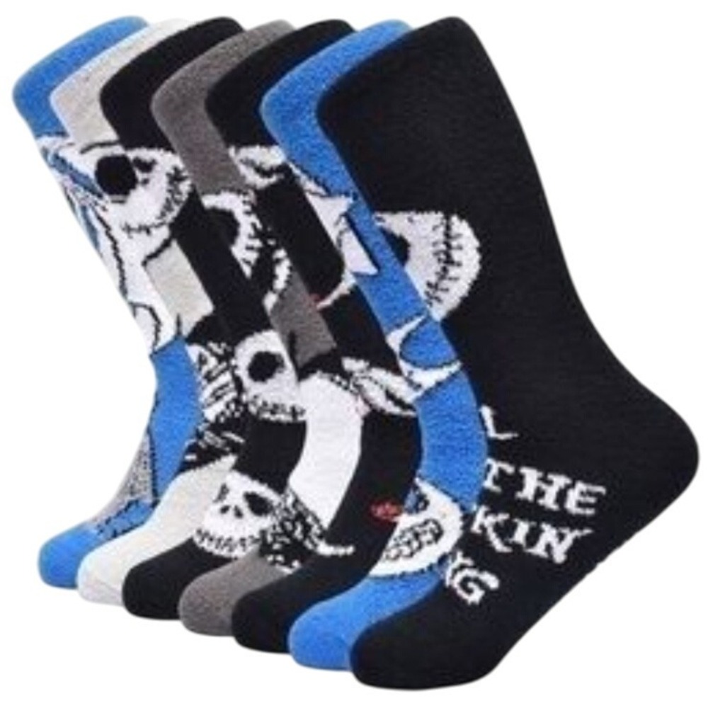 Disney Nightmare Before Christmas Socks‎ 7 Days of Cozy Mens 6-12 NEW
